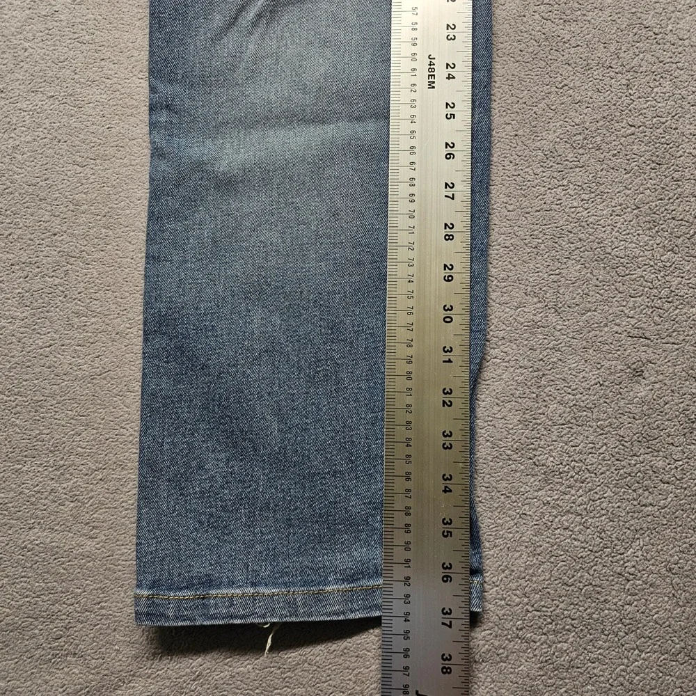 True Religion Rocco Relaxed Skinny Mens Size 34 Blue Jeans Stretch Denim Casual